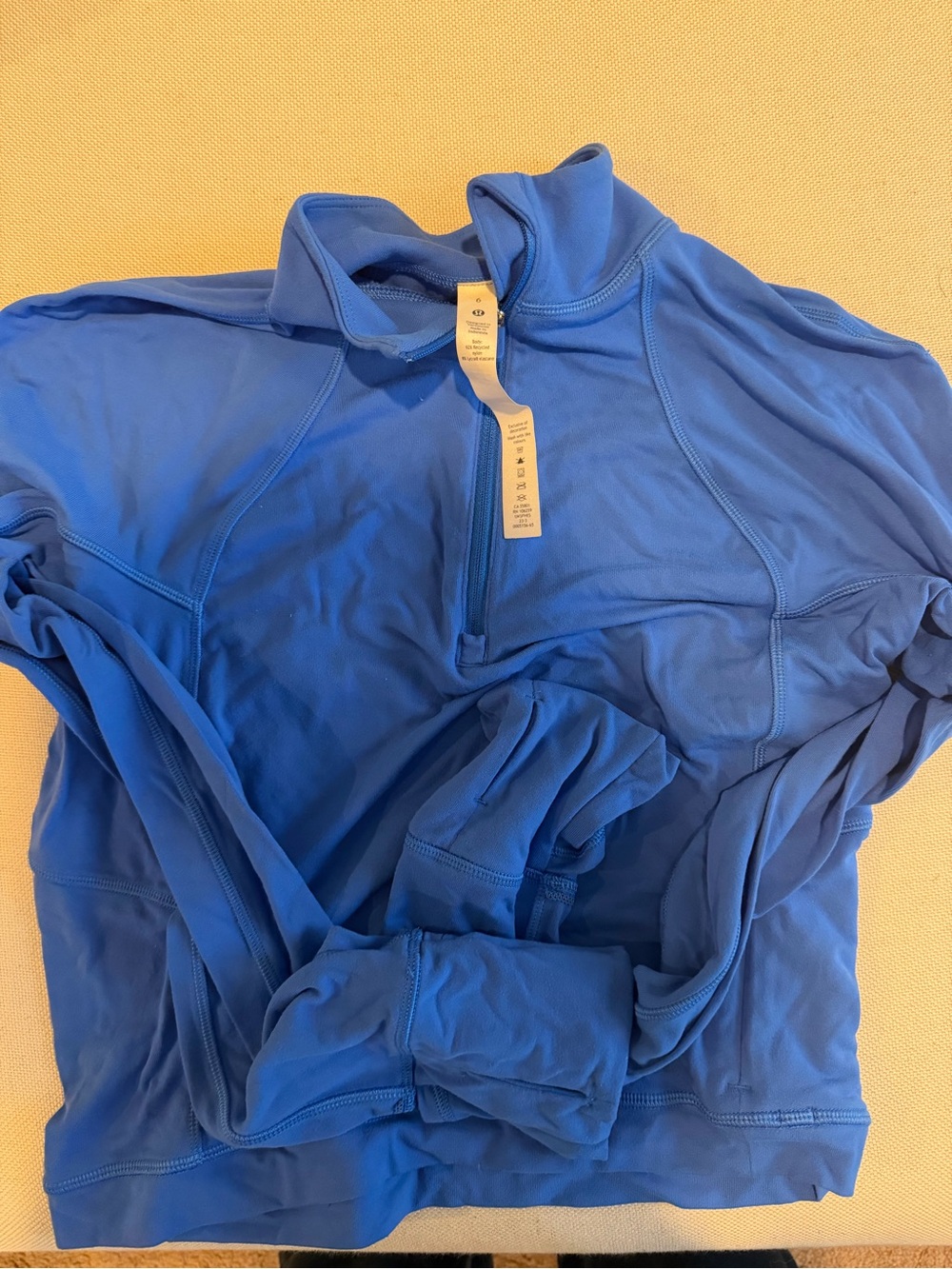 lululemon athletica Royal Blue Quarter-Zip Performance Pullover
